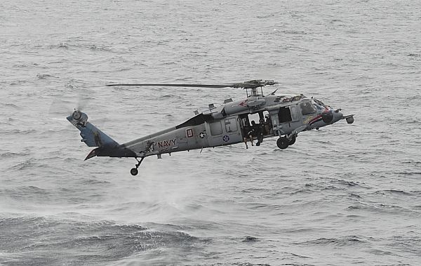 MH-60S Sea Hawk helicopter assigned to the Indians of Helicopter Sea Combat Squadron (HSC) 6