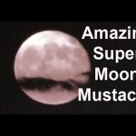 Coronado Bridge Joins Super Moon with Full Face Mustache (Video)