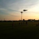 F18 Landing Over T-Ball Practice
