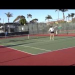 Former Top 10 Tennis Pro Andrea Petkovic Drills in Coronado