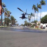 Helicopter Landing in Coronado (Fire Dept. Open House)