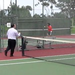 Mayor Tanaka Smashing a Forehand