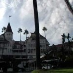 Pulling up to the Hotel del Coronado