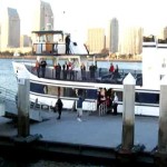 Santa Arriving Coronado By Ferry