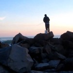 Sunset Fishing off Hotel del Coronado Rocks