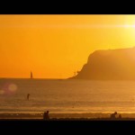 Sunset over Point Loma timelapse -HD