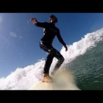 Surfing Silver Strand State Beach in Coronado 3-15-14