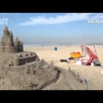 The Sandcastle in front of Hotel del Coronado