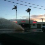 Watermain Break / Gusher on Coronado