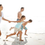 Family on Beach