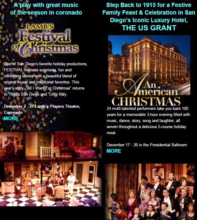 Christmas is Coming! To Lamb's Players Theatre Coronado Times