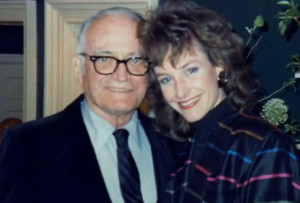 CC Goldwater (age 25) with her grandfather, Barry Goldwater. Photo courtesy of Sweet Pea Films, LLC.