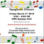 Band Choir Spaghetti Dinner