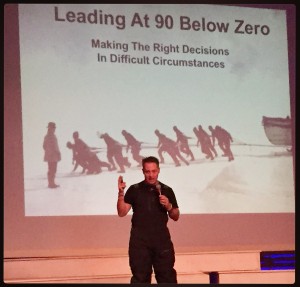 "Antarctic Mike" Pierce presented how to "teach your kids to find their passions" and "how perseverance and the ability to over challenges are key leadership skills all children need to learn."