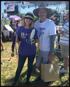 Katie Foster's parents Greg and Shirley Foster drive down from Bakersfield to participate in all of their daughter's Relay For Life events. Last year alone in the span of ten weeks they drove down to the San Diego area every other weekend to participate in all five events that Katie helped organize for the American Red Cross. (Photo courtesy of Katie Foster)