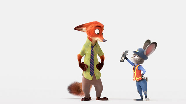 Nick Wilde, voiced by Jason Bateman, and Lt. Judy Hopps, voiced by Ginnifer Goodwin, work together to solve a missing "person" case. (Photo courtesy of Google Images)