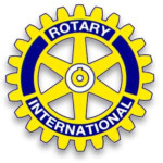 The internationally recognized logo for Rotary.