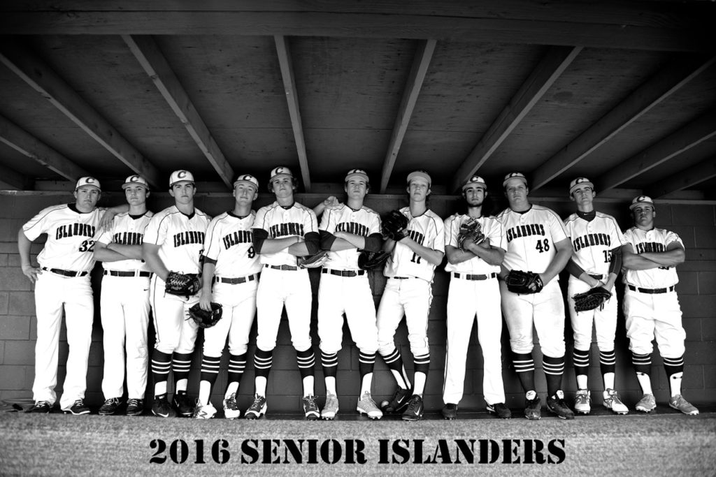 CHS Islander Baseball Seniors 2016