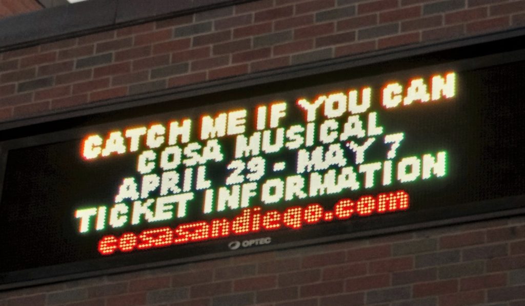 "Catch Me If You Can" Marquee