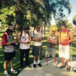 Pokemon Go Players in Park