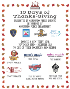 Ferry Landing 10 Days of Thanks-Giving flyer