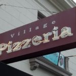Village Pizzeria Pizza sign
