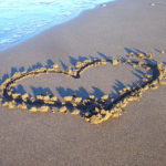 heart in the sand