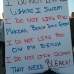 Tijuana River Sewage Spill sign