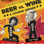 Leroy’s Beer vs Wine dinner