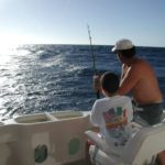 Jim and James Shirey fishing on the Wheel Sea