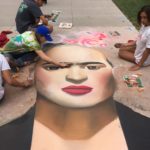 Chalk Art face