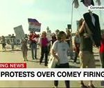 Activists March on Coronado Beach Near Del to Voice Opposition to Trump Administration