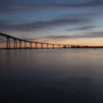 The San Diego-Coronado Bay Bridge at Sunset