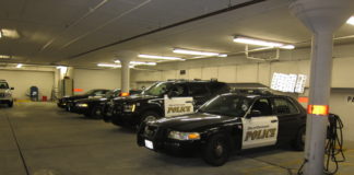 police cars garage