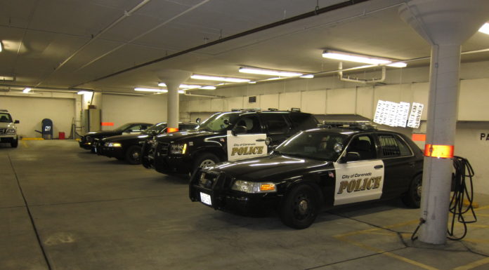 police cars garage