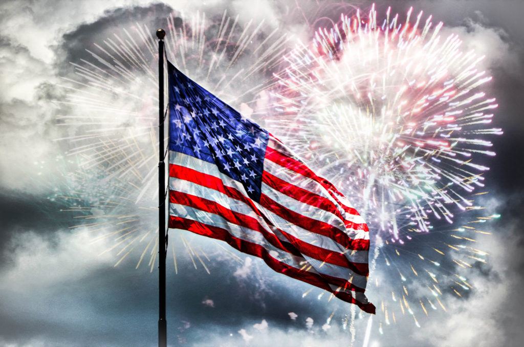 Flag Fireworks flickr image CC0