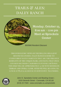 Trails & Ales: Daley Ranch