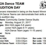 H2A dance team auditions 2017