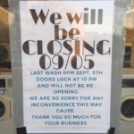 Laundromat Closing