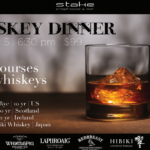 Whiskey Dinner at Stake Oct 2017