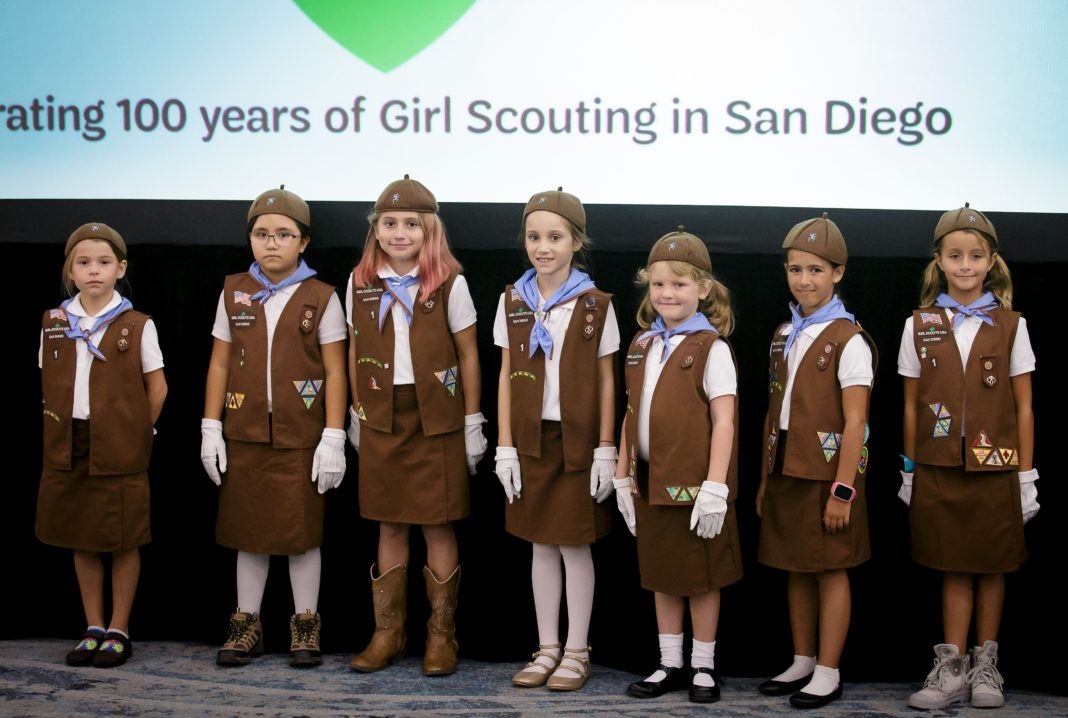 Coronado Girl Scout Troop #1 Leads Flag Ceremony - Coronado Times