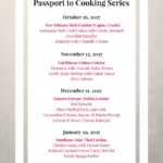 Passport to Cooking menu Fall 2017