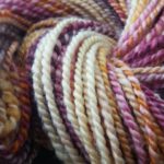 Hand spun and dyed wool 4