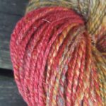 hand spun and dyed wool