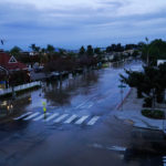 flood at 1st and B water main break