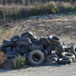 Tijuana Border Sewage tires