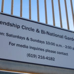 Tijuana Border Sewage friendship circle sign