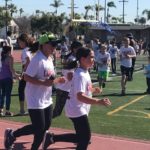 Mother-Daughter Duo at Village Elementary Jog-a-thon