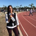 Mrs. Spane Keeping Kids Cool at Village Elementary Jog-a-thon