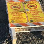 Sewage Contaminated Water Sign